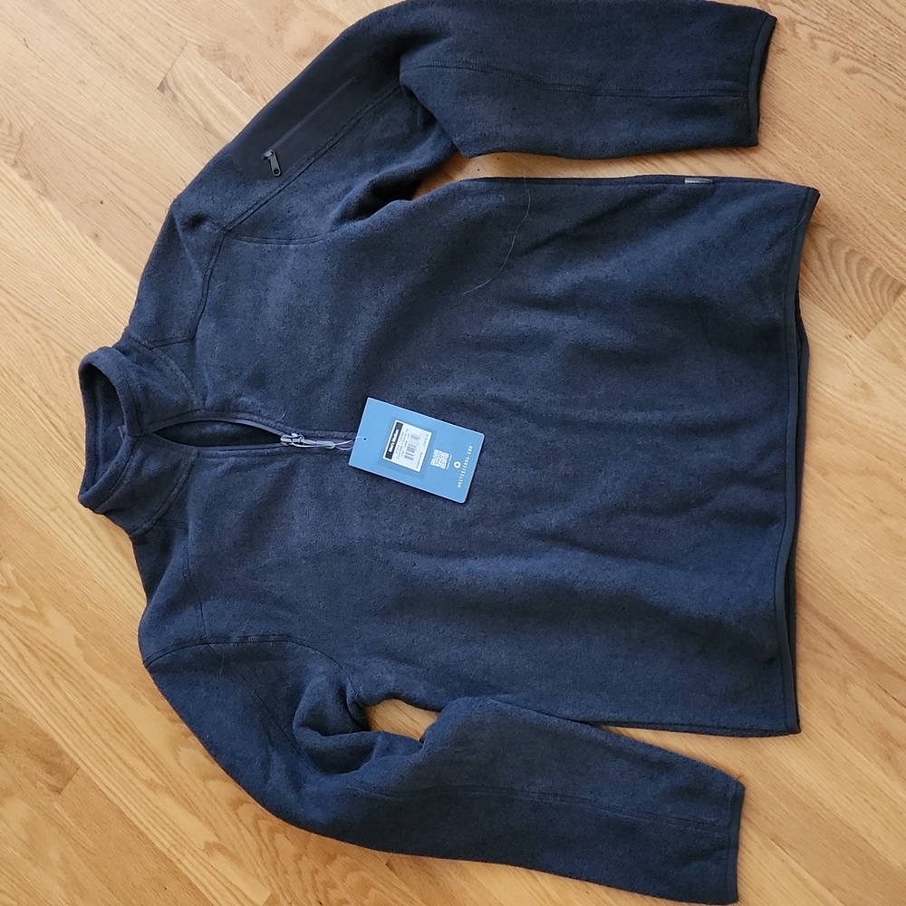 Mens New Grey Fleece pullover